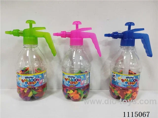 Large watering can + water balloon