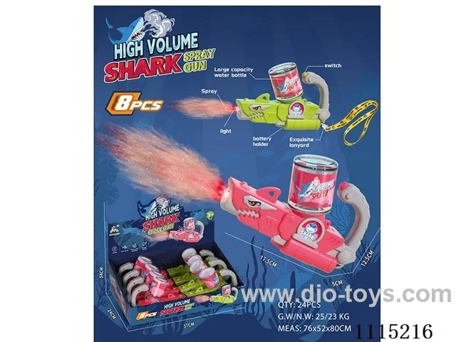 B/O gun with spray