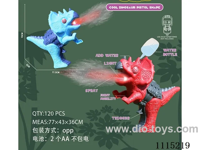B/O gun with spray