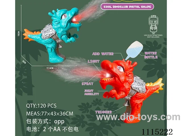 B/O gun with spray
