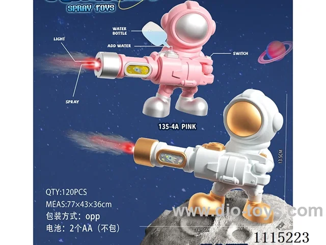 B/O gun with spray