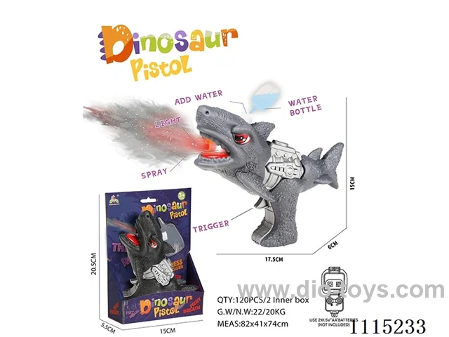B/O gun with spray