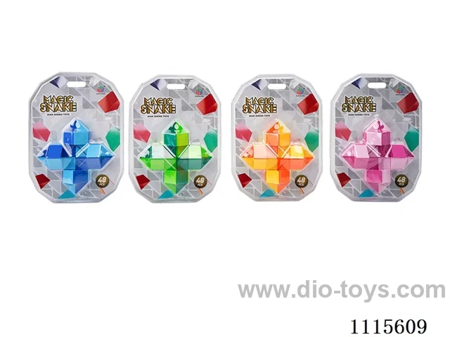 48 section colorful four mixed magic ruler