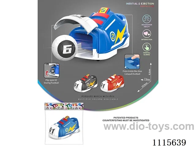 Inertia press ejection shoe
