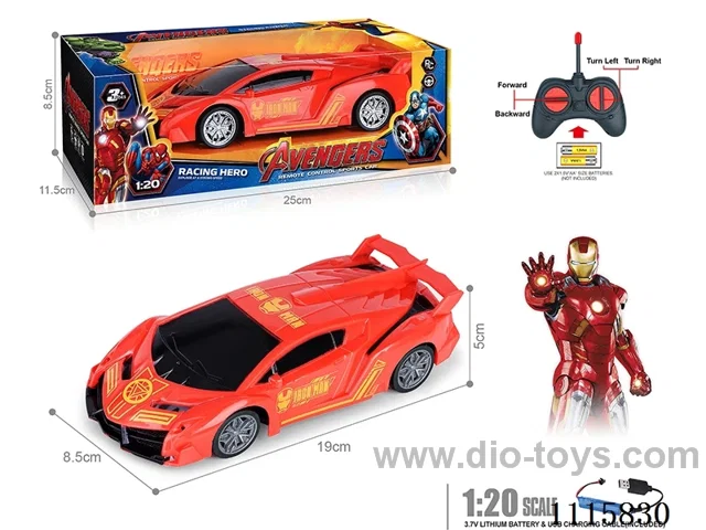 27MHz 1:20 4ch rc car included battery