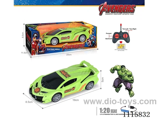 27MHz 1:20 4ch rc car included battery