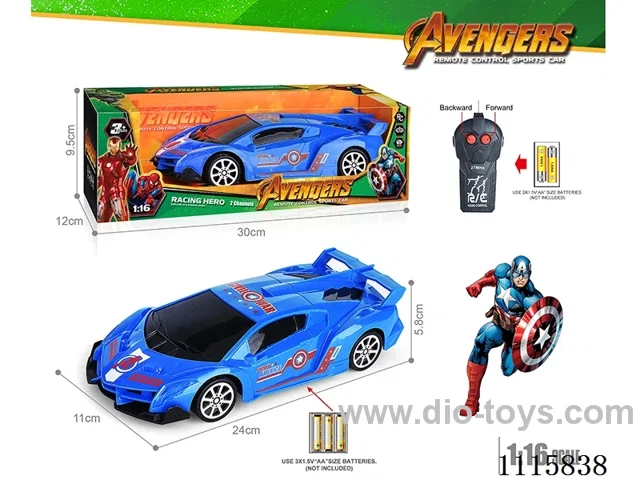 27MHz 1:16 2ch rc car not included battery