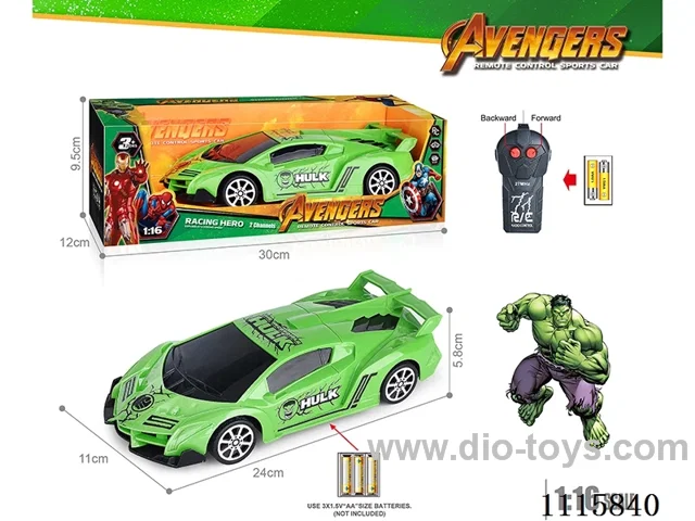 27MHz 1:16 2ch rc car not included battery