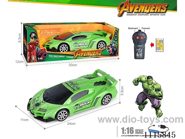 27MHz 1:16 2ch rc car included battery