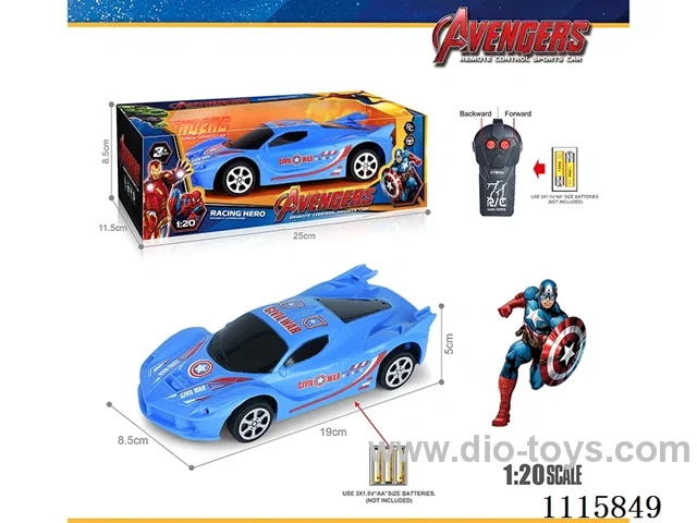 27MHz 1:20 2ch rc car not included battery