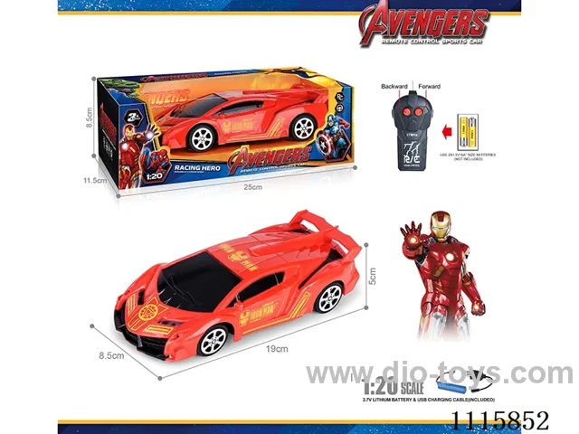 27MHz 1:20 2ch rc car included battery