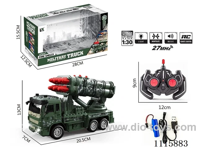 1:30 6ch rc car W L/M included battery