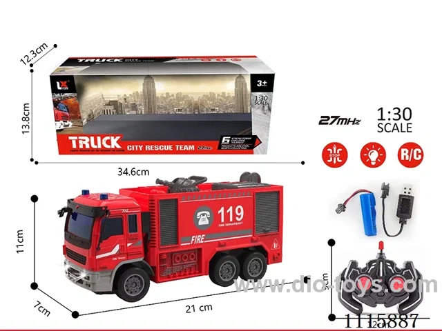 1:30 6ch rc car W L/M included battery