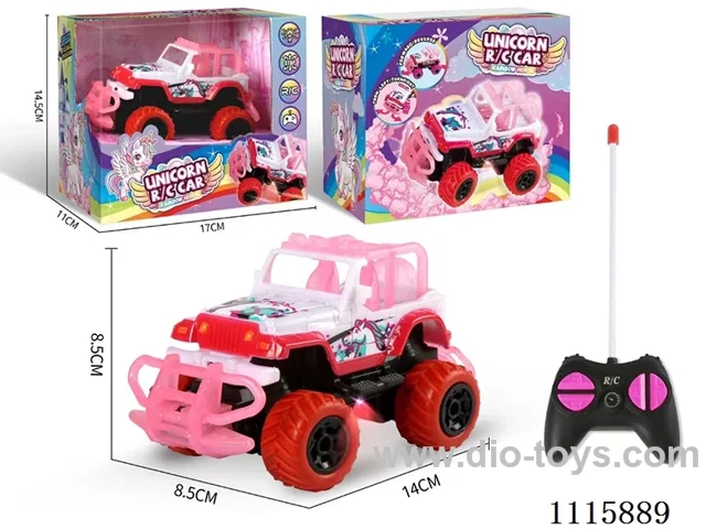 1:43 4ch rc car with light not included battery