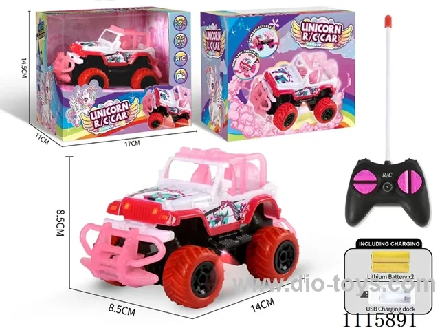 1:43 4ch rc car with light included battery