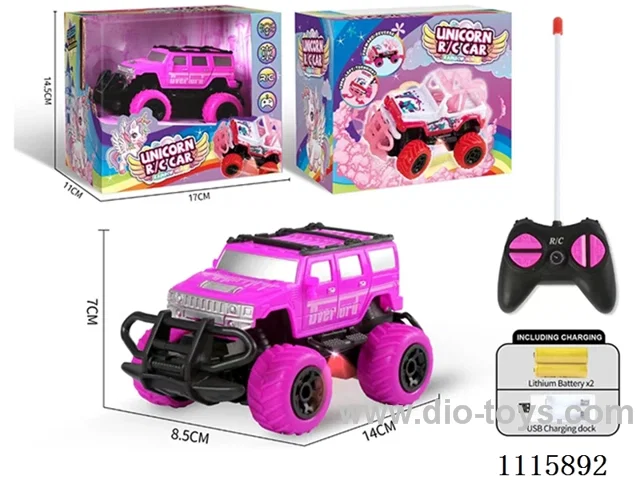 1:43 4ch rc car with light included battery