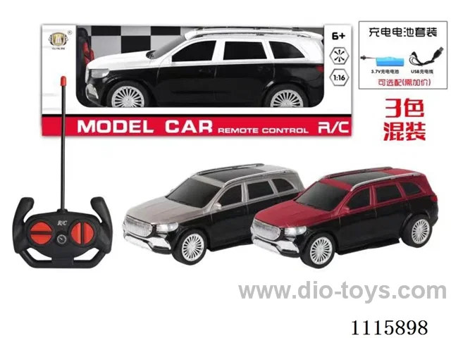 1:16 4ch rc car with light included battery