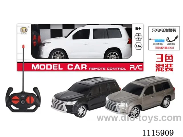 1:16 4ch rc car with light included battery