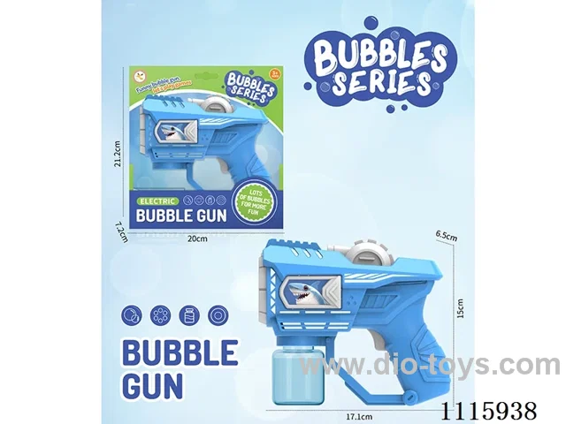Shark Bubble Gun (6-hole bubble)
