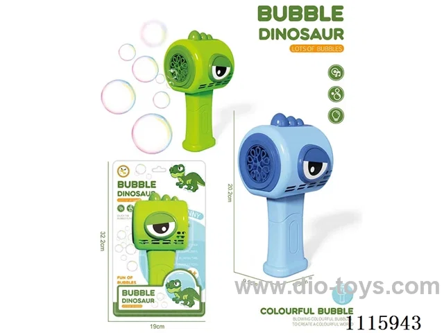 Dinosaur 10-hole electric bubble wand