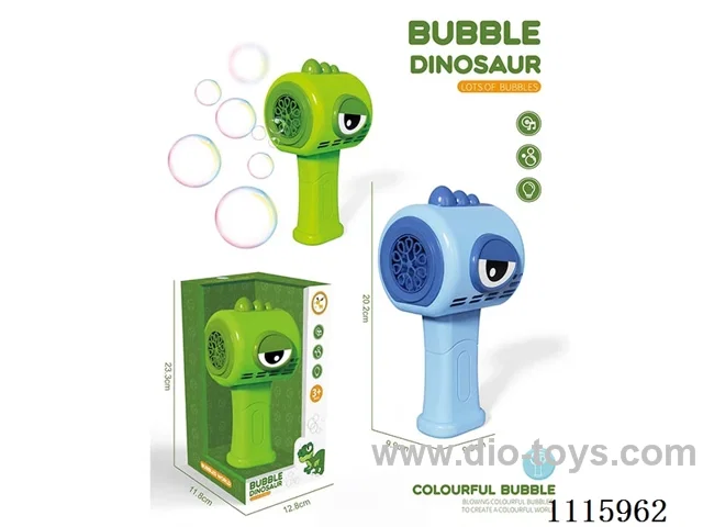 Dinosaur electric bubble wand