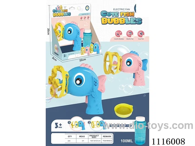 Walleye Fan Bubble 2-in-1 electric bubble machine