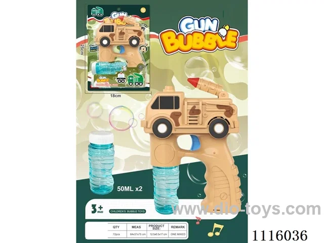 Military car bubble gun