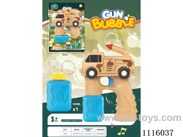 Military car bubble gun