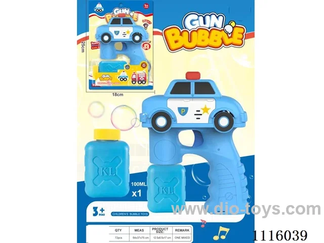 Police car bubble gun