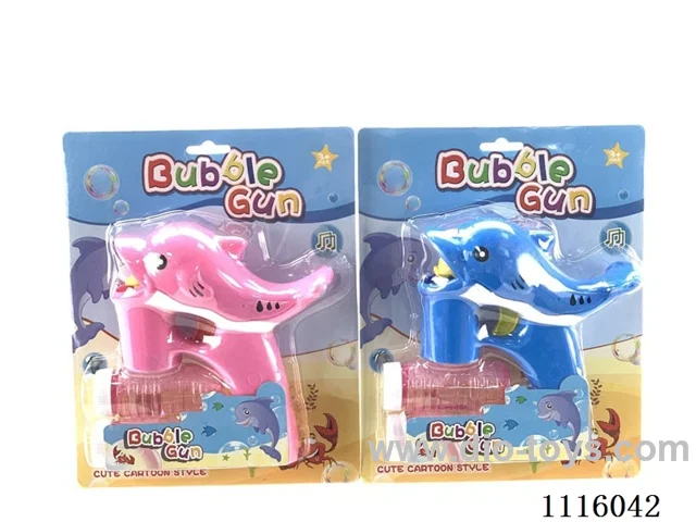 Dolphin bubble gun pink, pink and blue mixed
