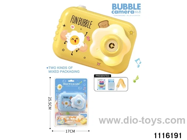 camera bubble machine
