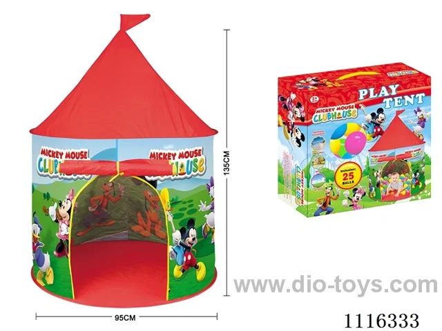 Disney tent with 25 5.5CM ocean balls