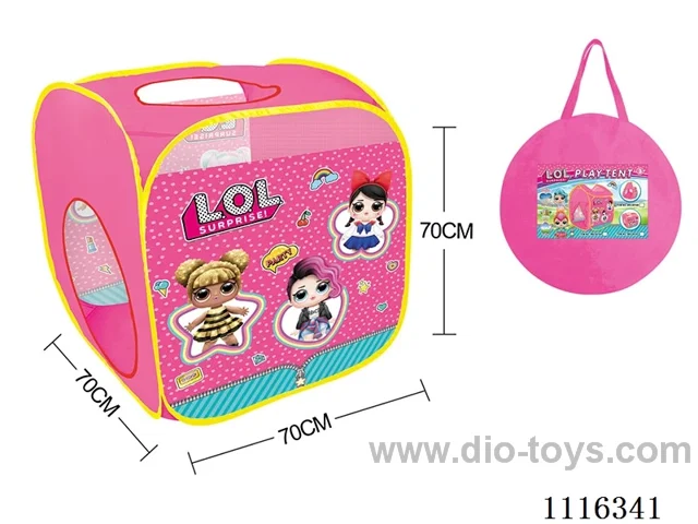 Surprise doll play house tent