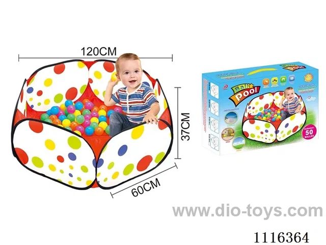 1.2m children's ball pool +50 6CM ocean balls