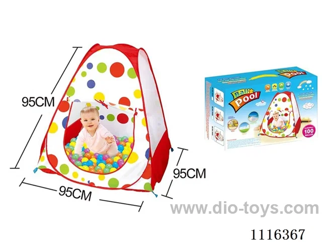 Hand box 95CM children's tent +100 6CM ocean balls