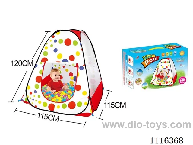 Handbag 120CM children's tent +100 6CM ocean balls
