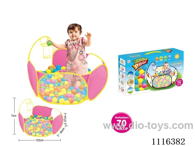 The 1.2-meter children's basketball pool is equipped with 70 6cm ocean balls