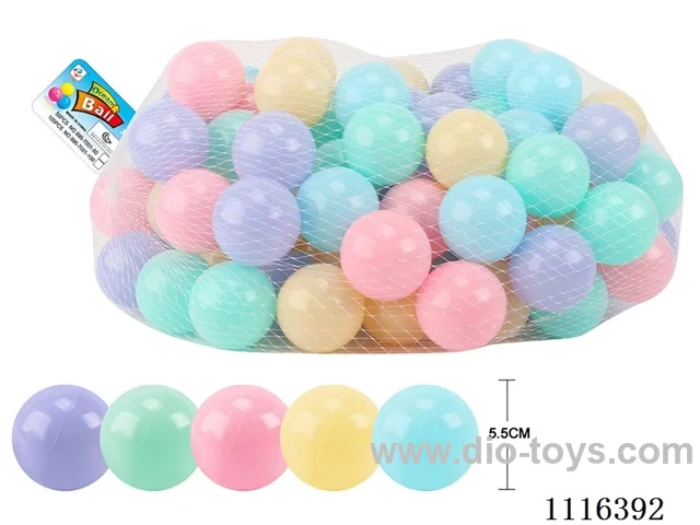 100 5.5CM ocean balls in a net bag