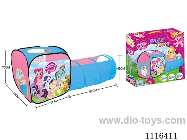 Two-in-one Pony Polly game house combination tunnel crawler