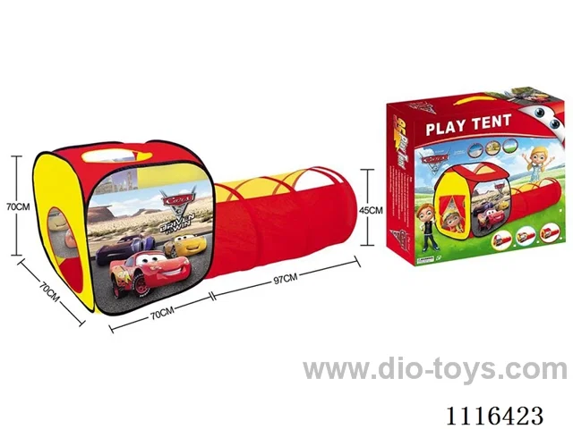 Two-in-one Cars Game House composite tunnel crawler