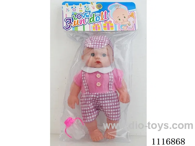 12-inch doll with IC light, baby bottle