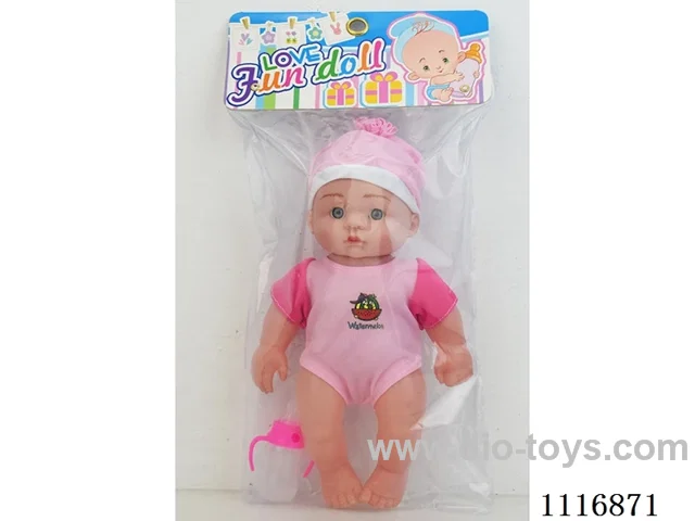 12-inch doll with IC light, baby bottle