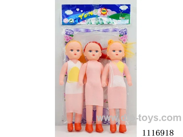 9 "3 dolls