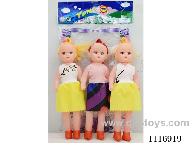 9 "3 dolls
