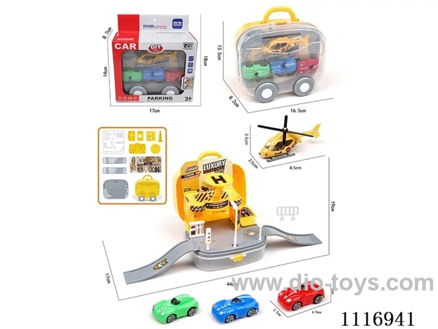 Parking lot (1AB aircraft +3 sliding car)