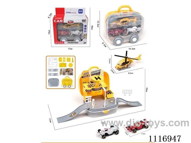 Storage parking (1AB aircraft +2 Gliding alloy F1 race car)（random mixed）