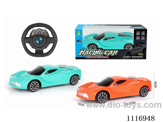 1：18 27MHZ 2ch rc car with light not included battery