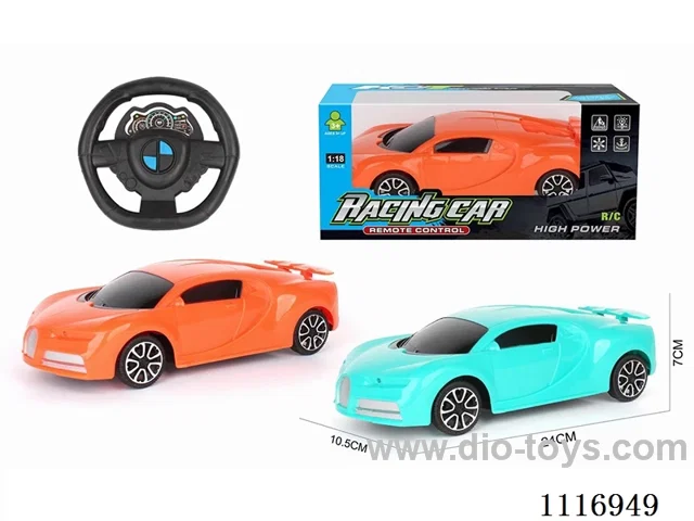 1：18 27MHZ 2ch rc car with light not included battery
