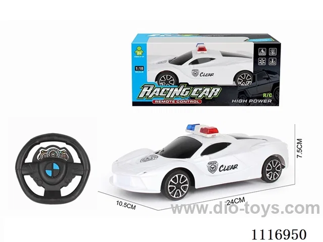 1：18 27MHZ 2ch rc car with light not included battery
