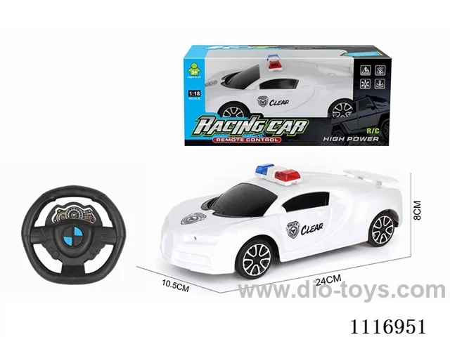 1：18 27MHZ 2ch rc car with light not included battery